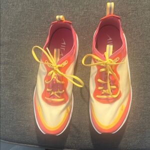 Stylish Women's Sneakers in Yellow and Pink